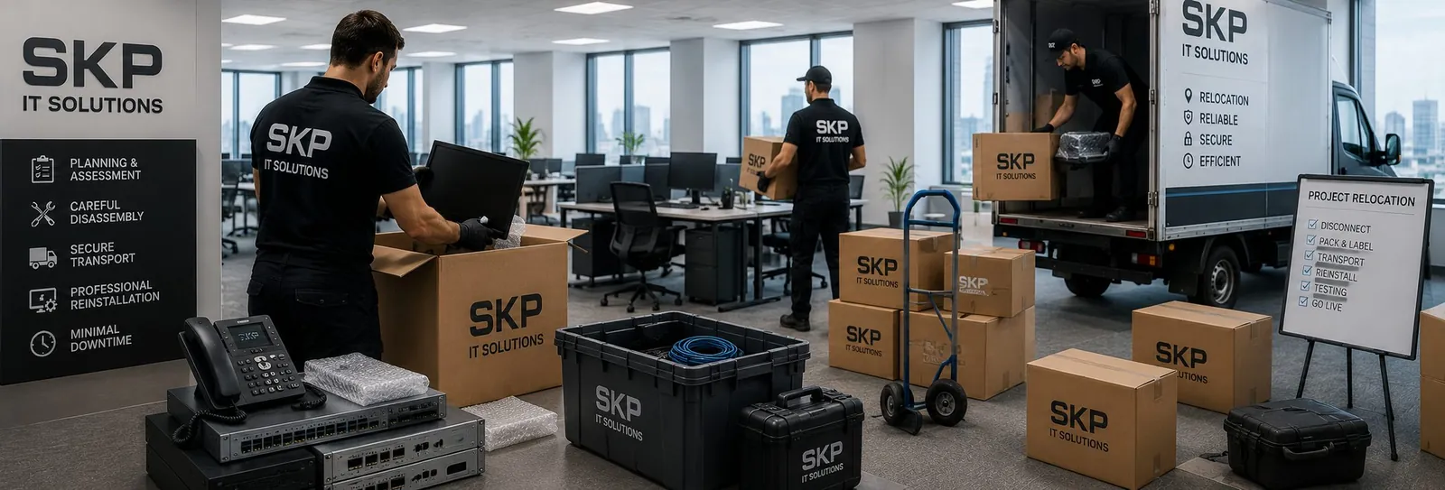 ИТ помощь при переезде SKP